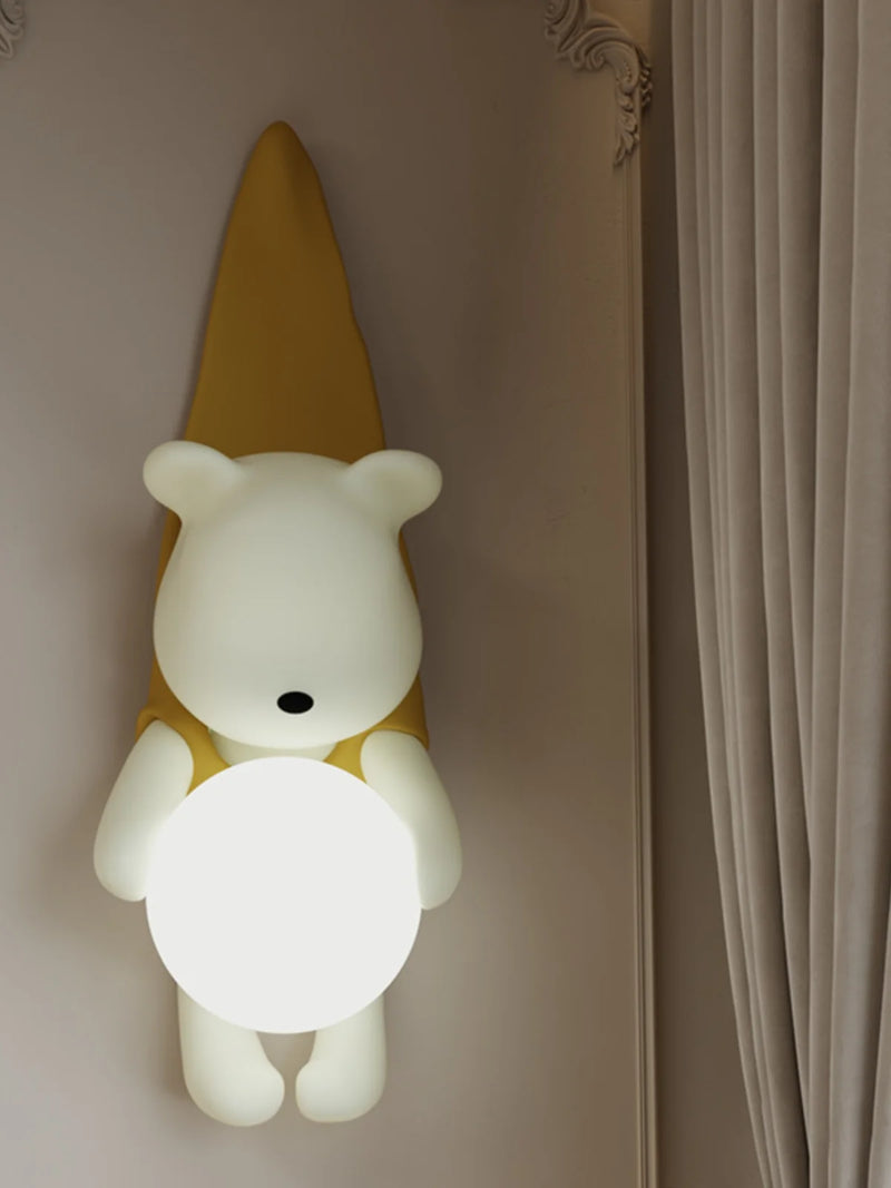 applique murale led ours décorative pour chambre enfant