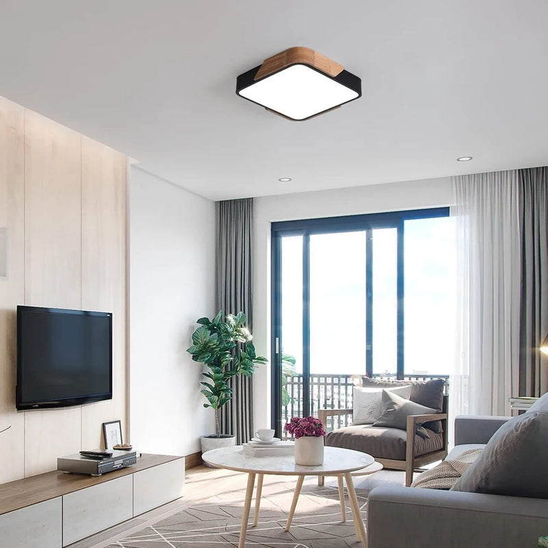 plafond moderne à leds pour décoration de maison