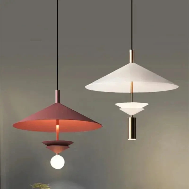 lustre moderne en métal design nordique pour éclairage intérieur