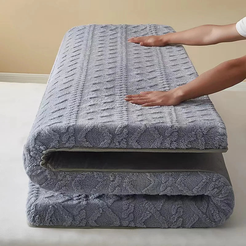 matelas en velours épais pour couchage confortable et douillet