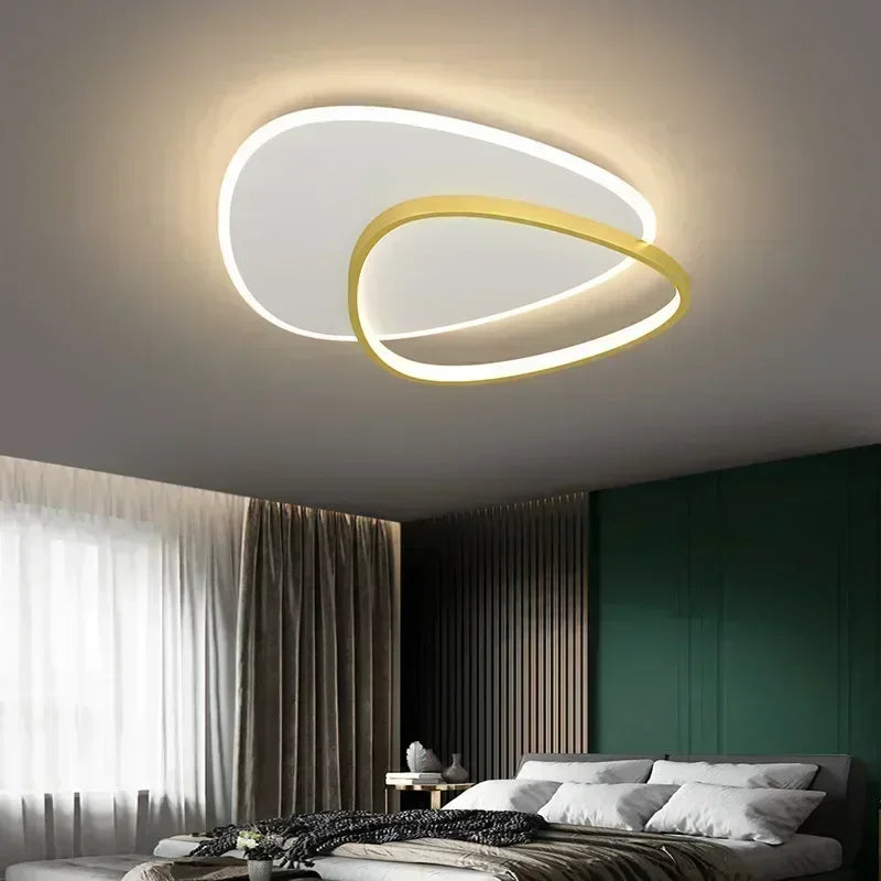 lustre intérieur moderne à leds pour décoration de la maison