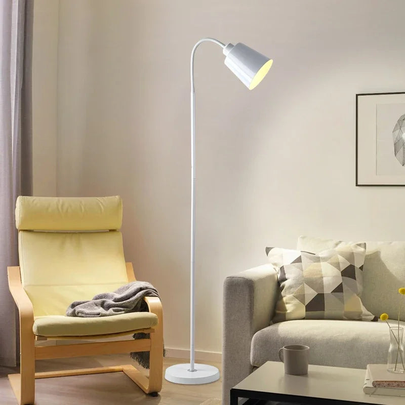 lampadaire nordique minimaliste réglable à led moderne pour intérieur