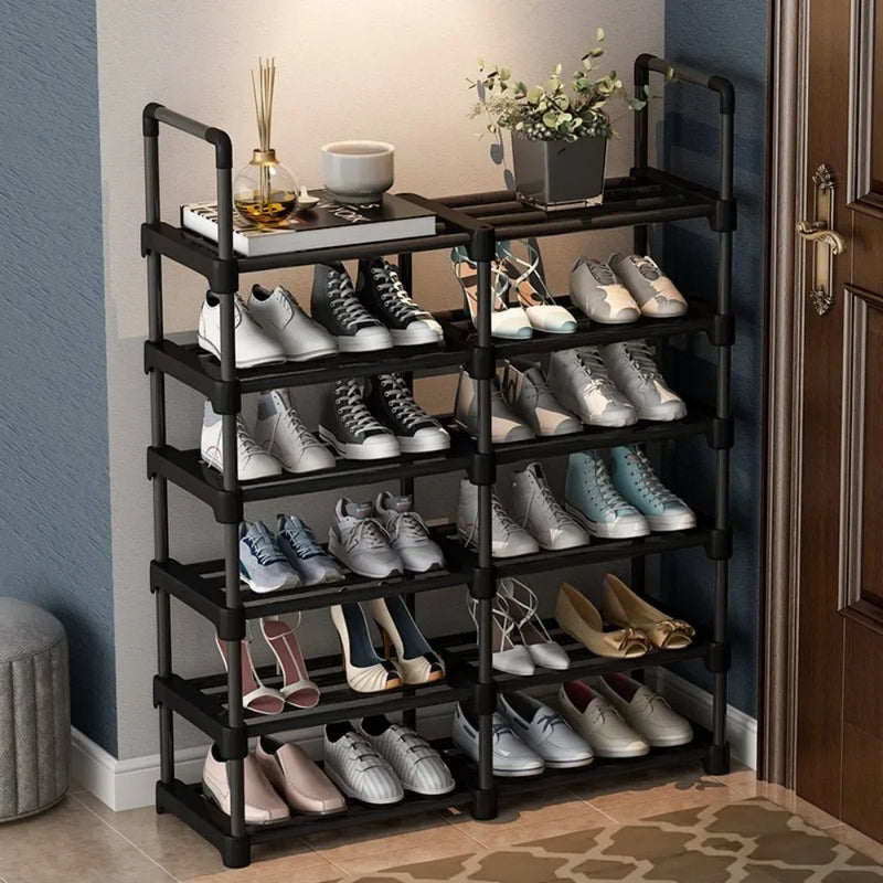 étagère à chaussures amovible multicouche pour rangement pratique