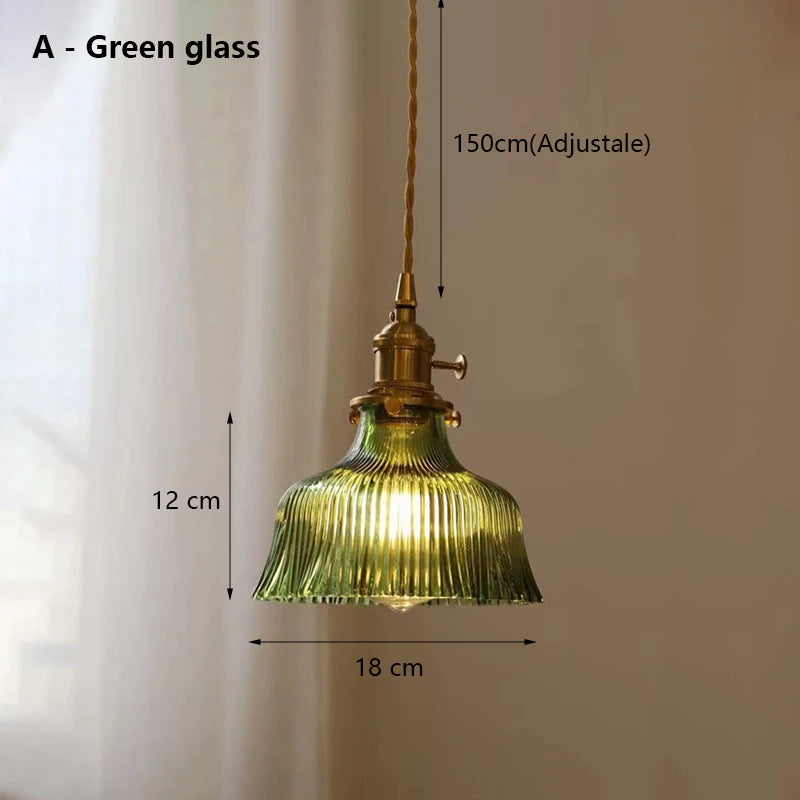 lustre en verre nordique pour décoration intérieure moderne