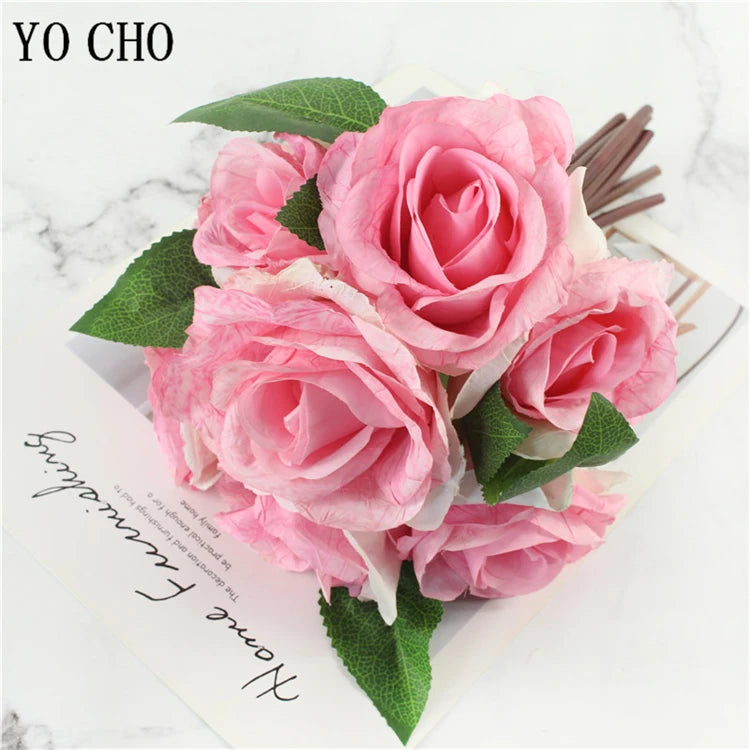 lot de 5 pivoines artificielles pour mariage et décoration intérieure