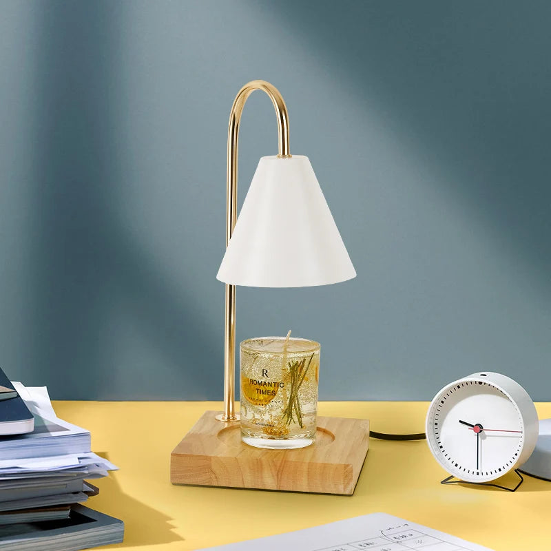 lampe de table rétro aromathérapie avec minuterie et lumière d'ambiance