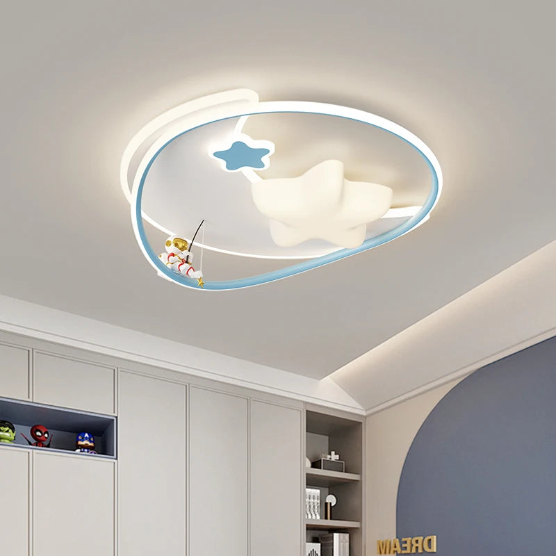 lampe de chambre enfant moderne à protection des yeux étoile créative