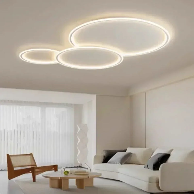 plafonnier led minimaliste nordique pour décoration intérieure