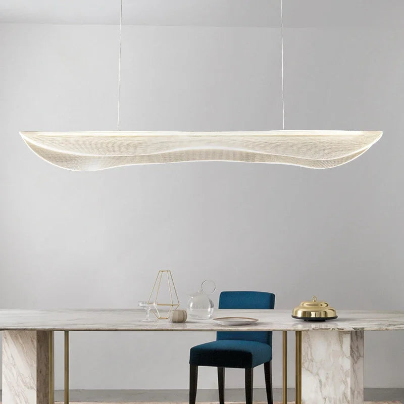 lustre led acrylique minimaliste moderne décoratif