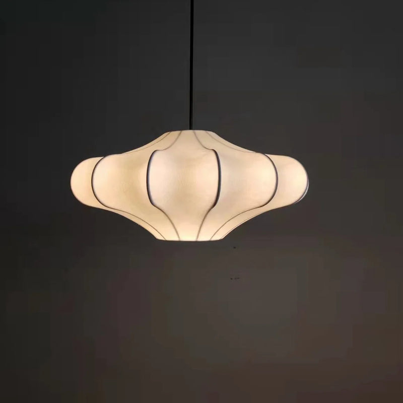 lustre en soie nordique pour décoration intérieure élégante