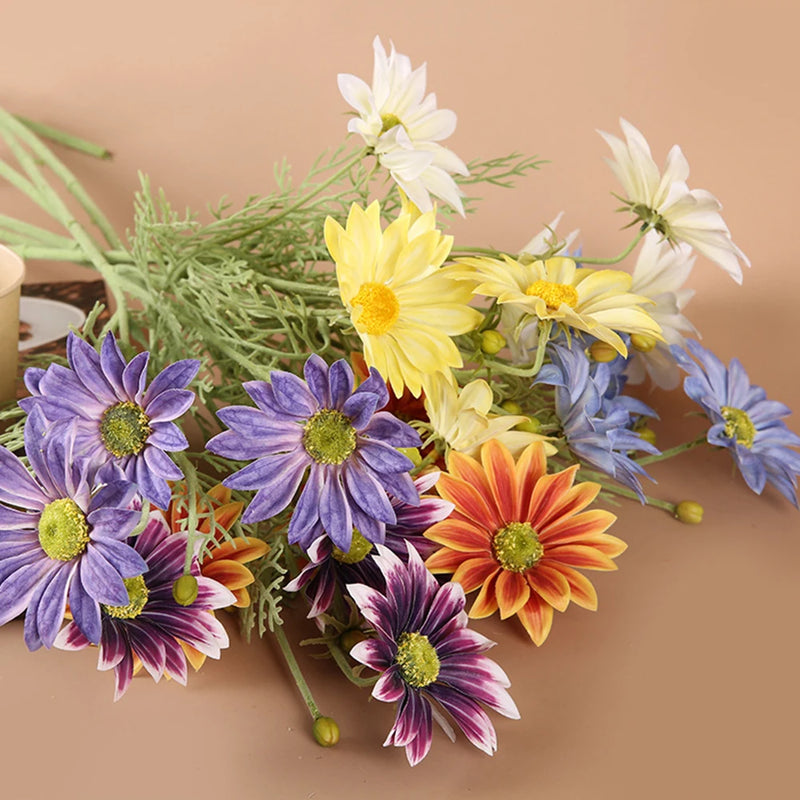 grande marguerite artificielle bouquet de fleurs en soie décoration mariage