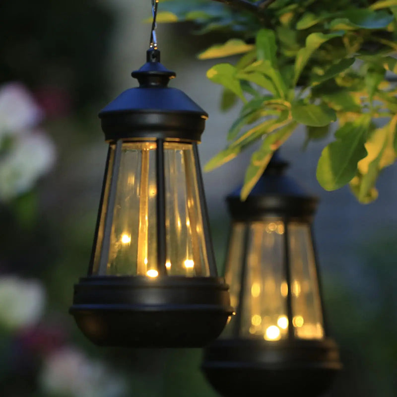 lampes solaires étanches rétro pour extérieur jardin et décoration