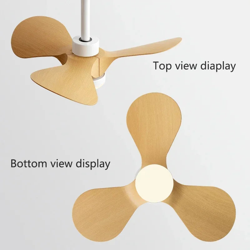 24Inch Mini Ceiling Fan Modern Simplicity Coffee Shop Creative Kid Fan Lights Aisle Balcony Children's Room Fan Lights 110V 220V