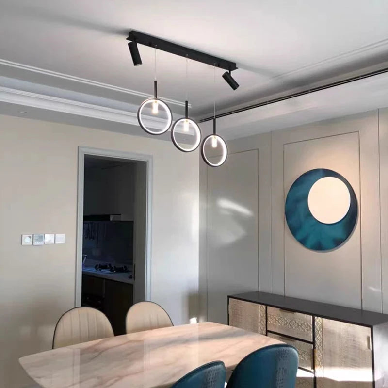 suspension moderne à led pour intérieur élégant et design