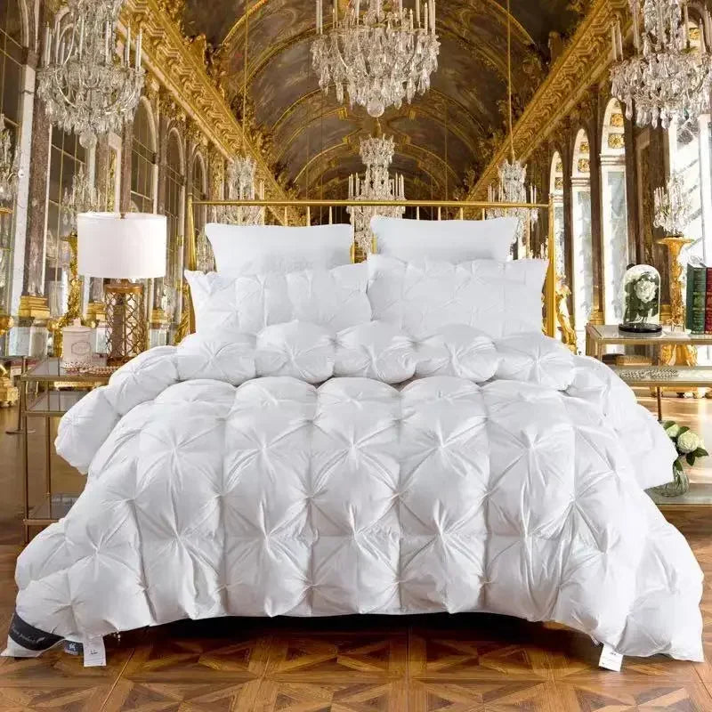 couette en duvet d'oie douce pour hiver confort maximal