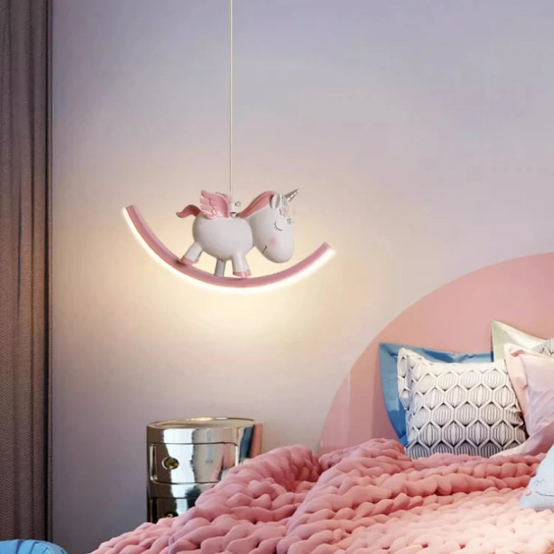 lustre mignon animaux lampes de chevet pour enfants décoration moderne