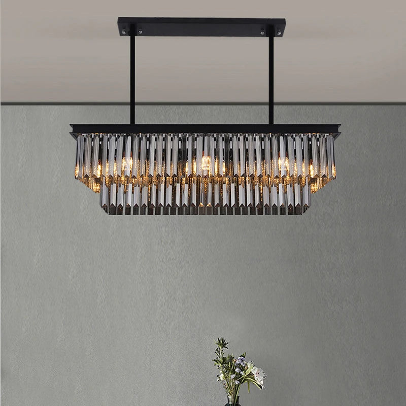 lustre moderne en cristal pour un éclairage élégant intérieur