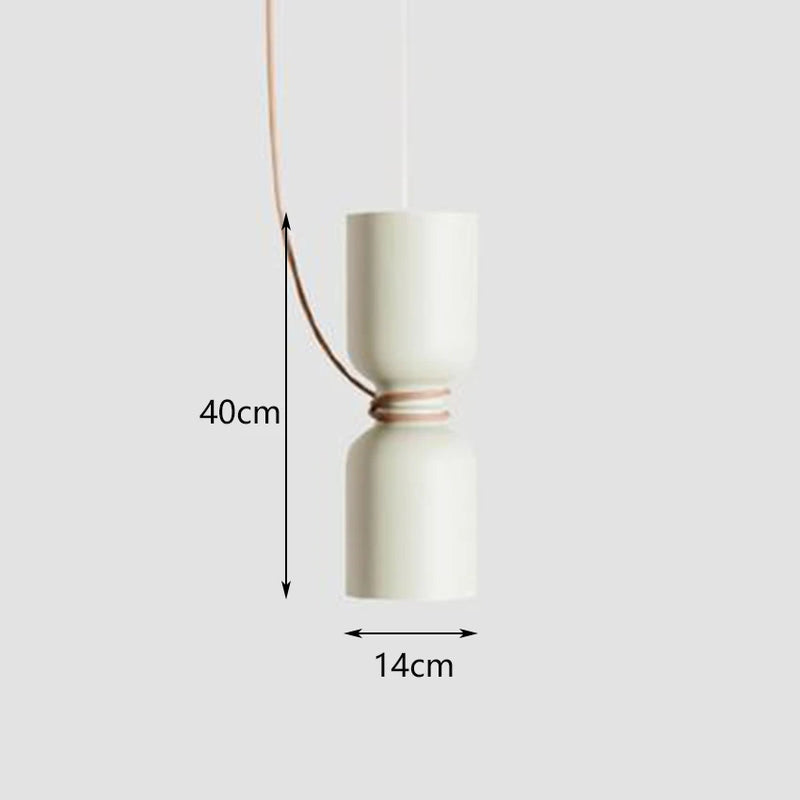 suspension à deux têtes design moderne pour intérieur