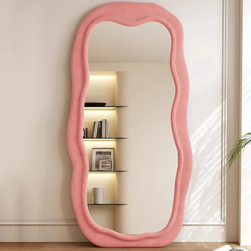 miroir décoratif en macramé style nordique pour homme