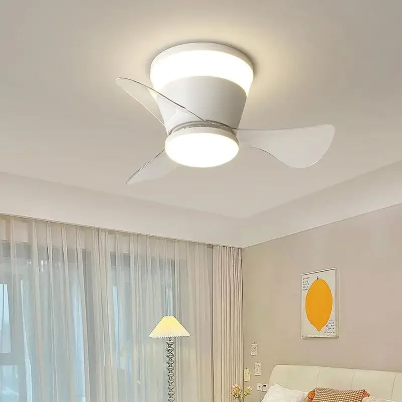 ventilateur de plafond ultra mince avec lumière intégrée