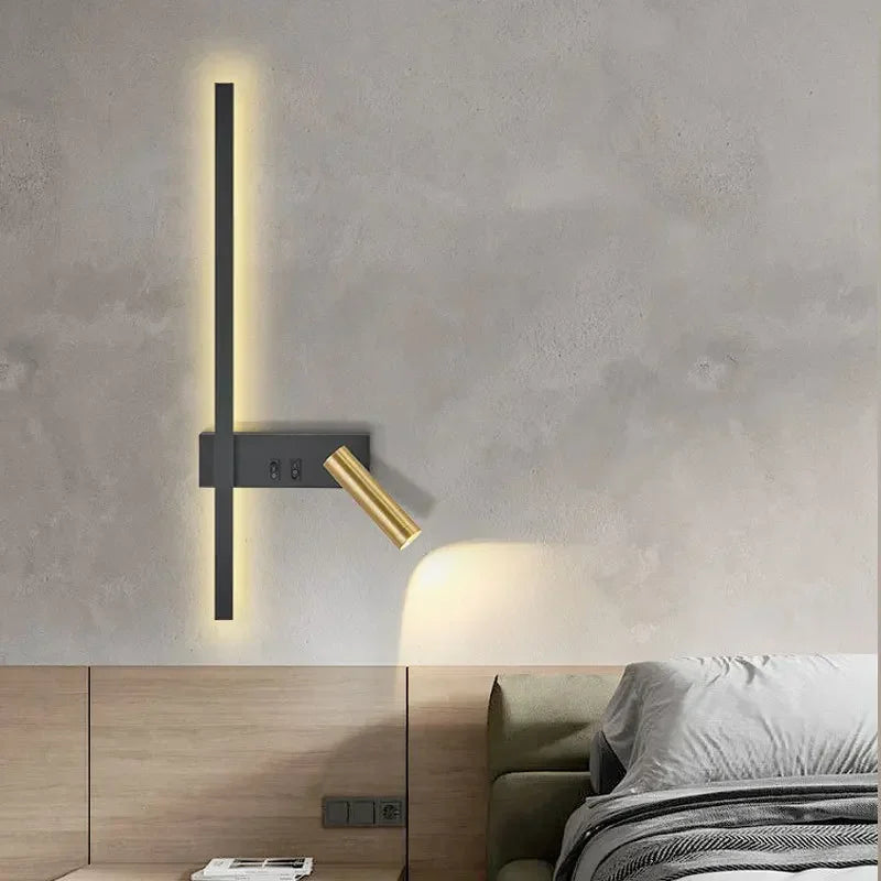 applique murale led moderne réglable pour décoration intérieure