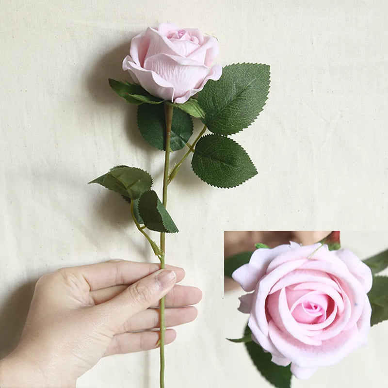 fleur artificielle en flanelle pour décoration intérieure et mariage