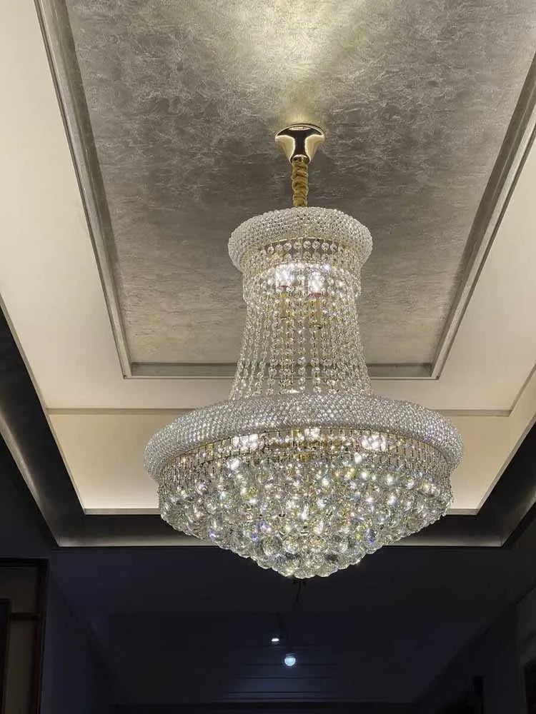 suspension en cristal moderne pour décoration intérieure élégante