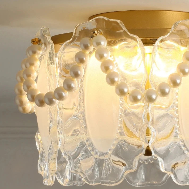 plafonnier led en verre design moderne pour décoration intérieure esthétique