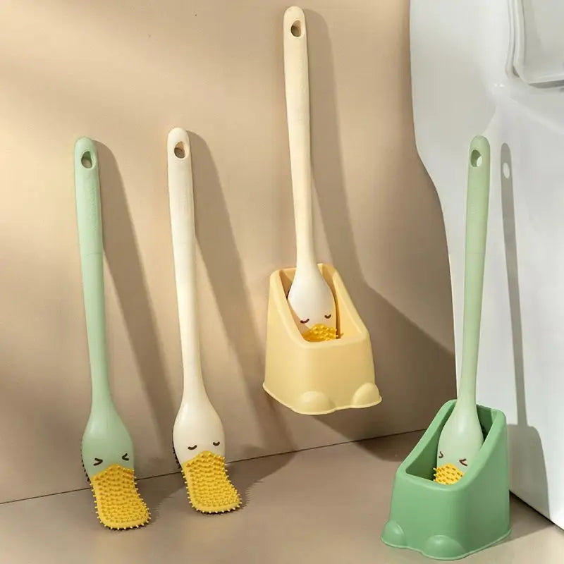 brosse de toilette murale canard créatif peu encombrant