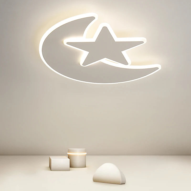 lustre led moderne nuage amour décoratif pour enfant