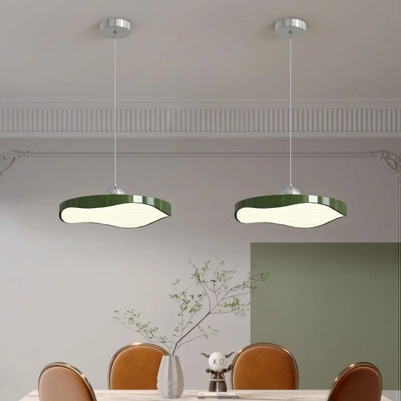 lustre rond moderne minimaliste protection des yeux