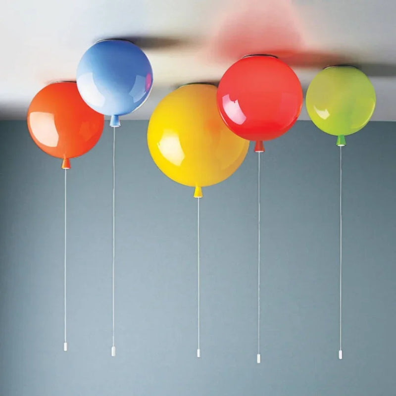 plafonnier ballon moderne pour enfants décoration école boutique