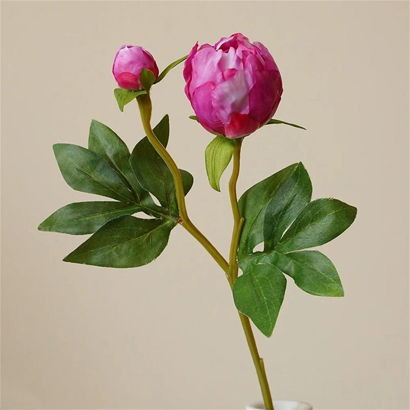 grandes fleurs artificielles de pivoine en soie pour décorations de mariage