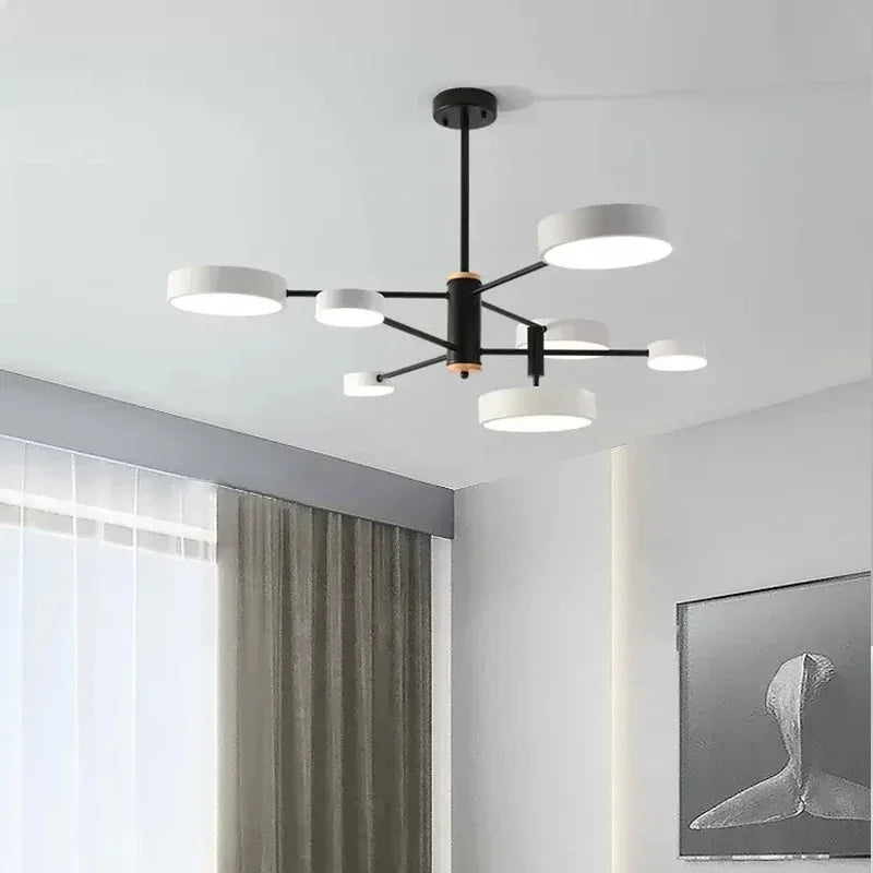 lustre à led nordique pour décoration intérieure moderne