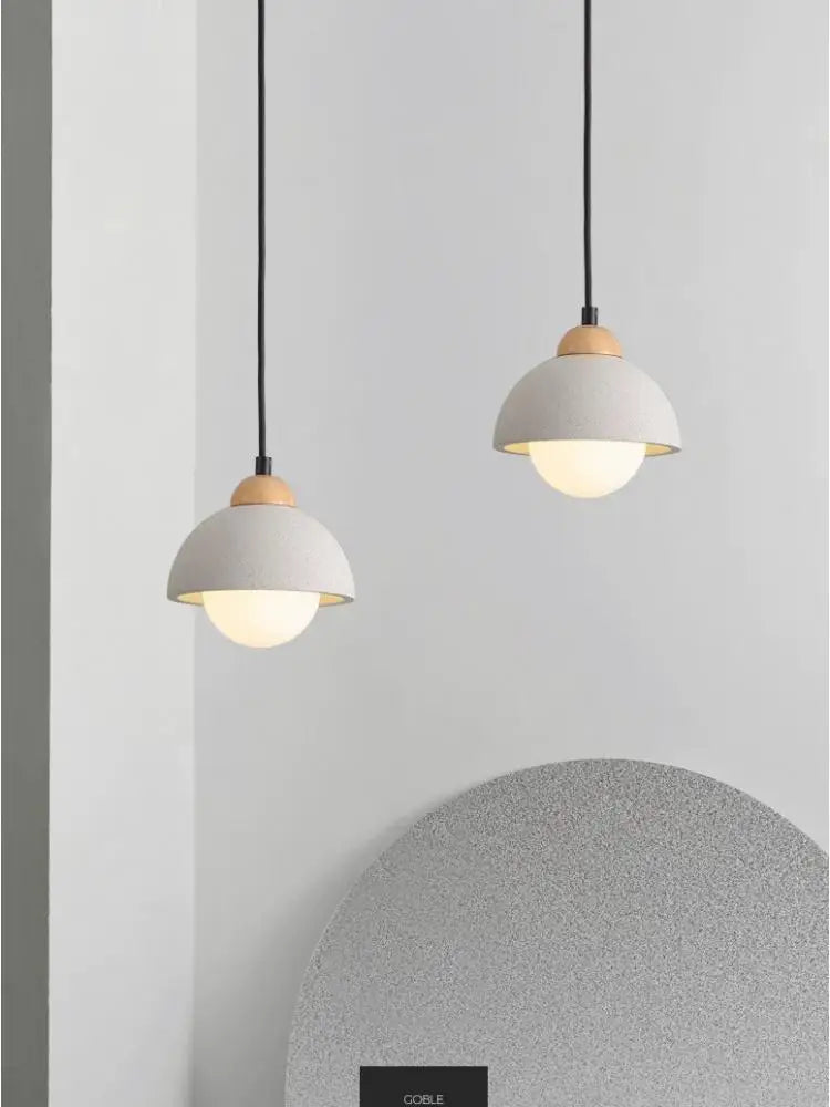 suspension design en ciment pour intérieur moderne et décoratif