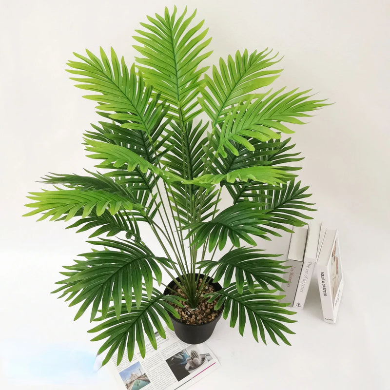 plante artificielle palmier tropical décoration jardin balcon intérieur extérieur