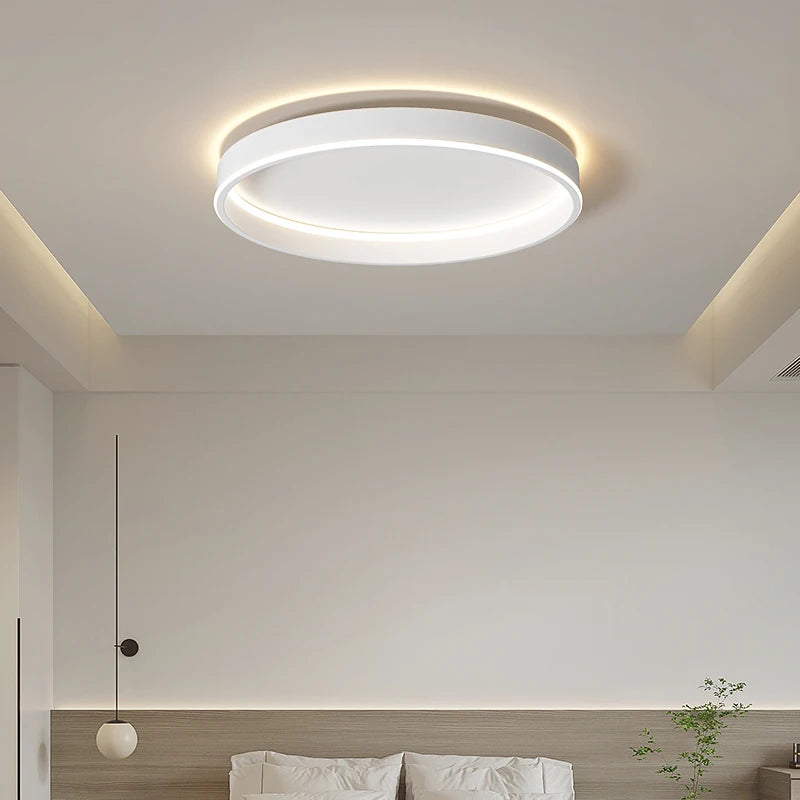 plafonnier led rond minimaliste créatif pour amélioration habitat