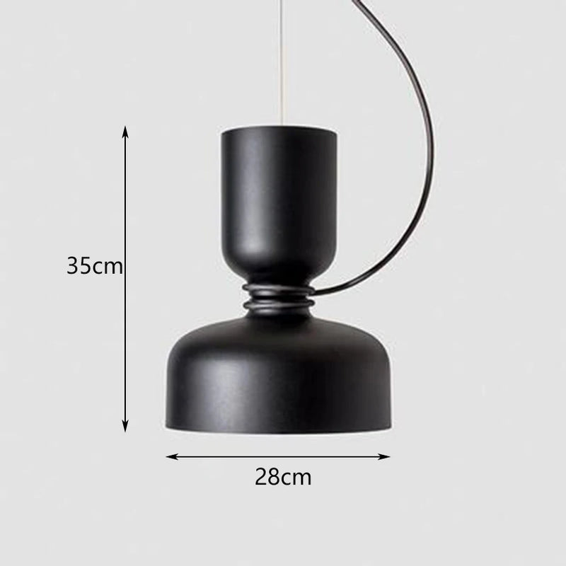 suspension à deux têtes design moderne pour intérieur