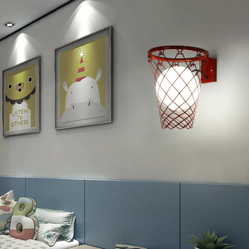 "applique murale créative nordique basket personnalisée"