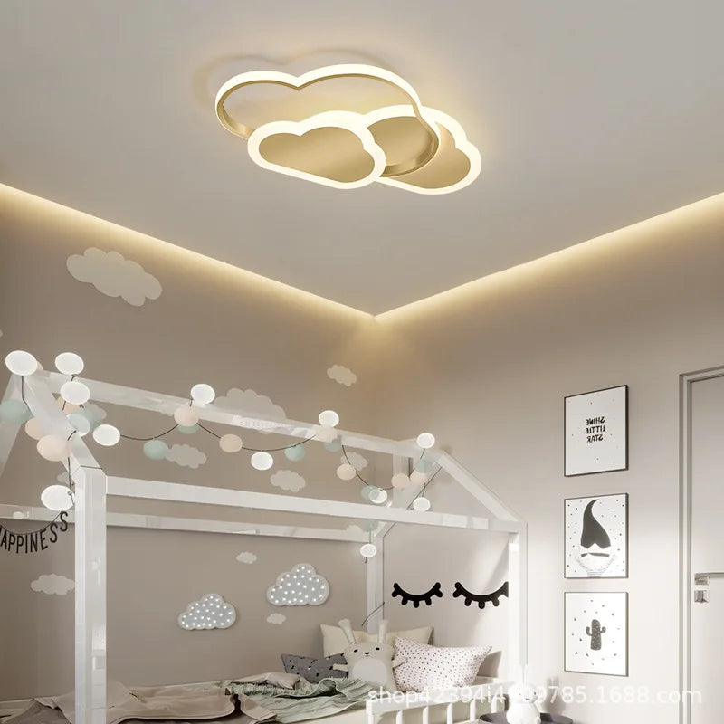 lampe nuage moderne pour chambre d'enfant romantique et chaleureuse