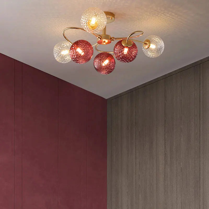 lustre led multicolore design pour intérieur moderne décoratif