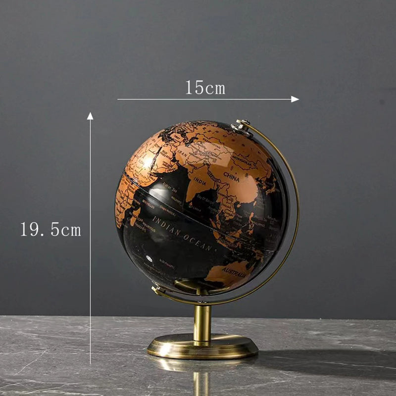 carte rétro du globe terrestre pour décoration éducative