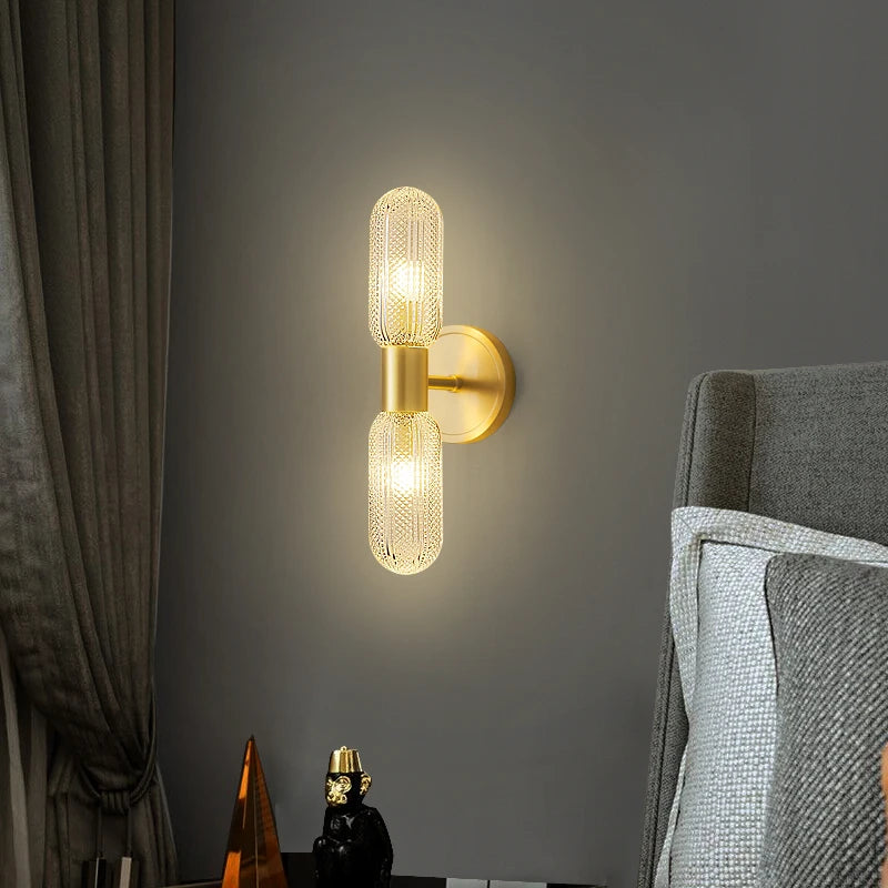 applique murale de luxe en cuivre minimalistes luminaires