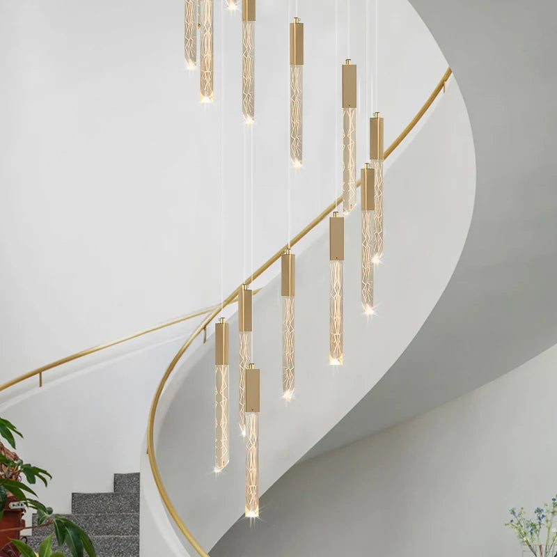 lustre moderne en cristal design personnalisé pour intérieur contemporain