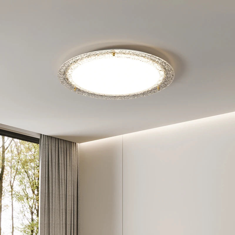 plafonnier led en cristal moderne et luxueux pour intérieur