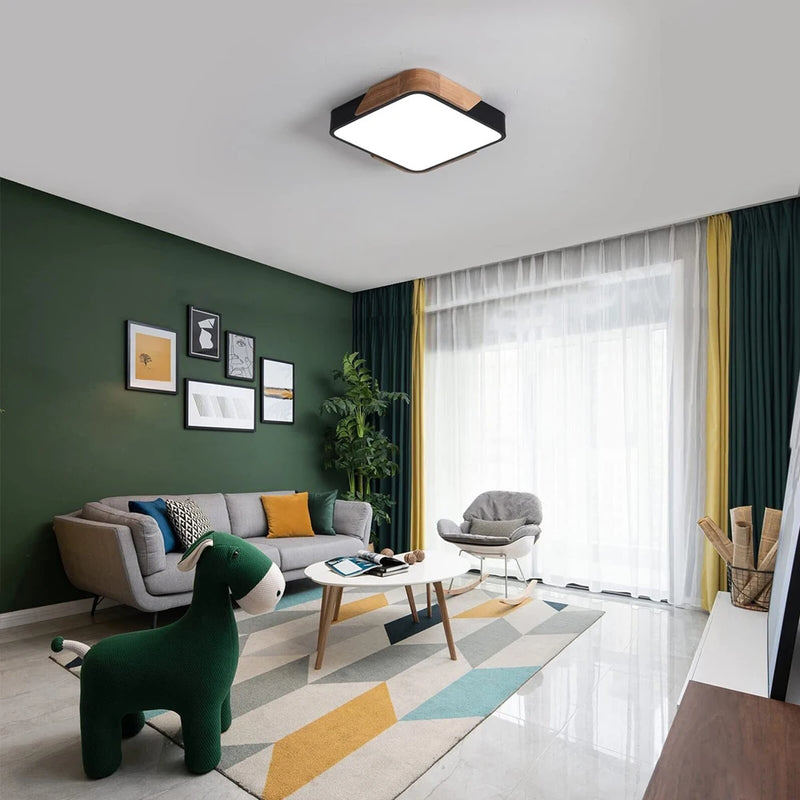 plafond moderne à leds pour décoration de maison