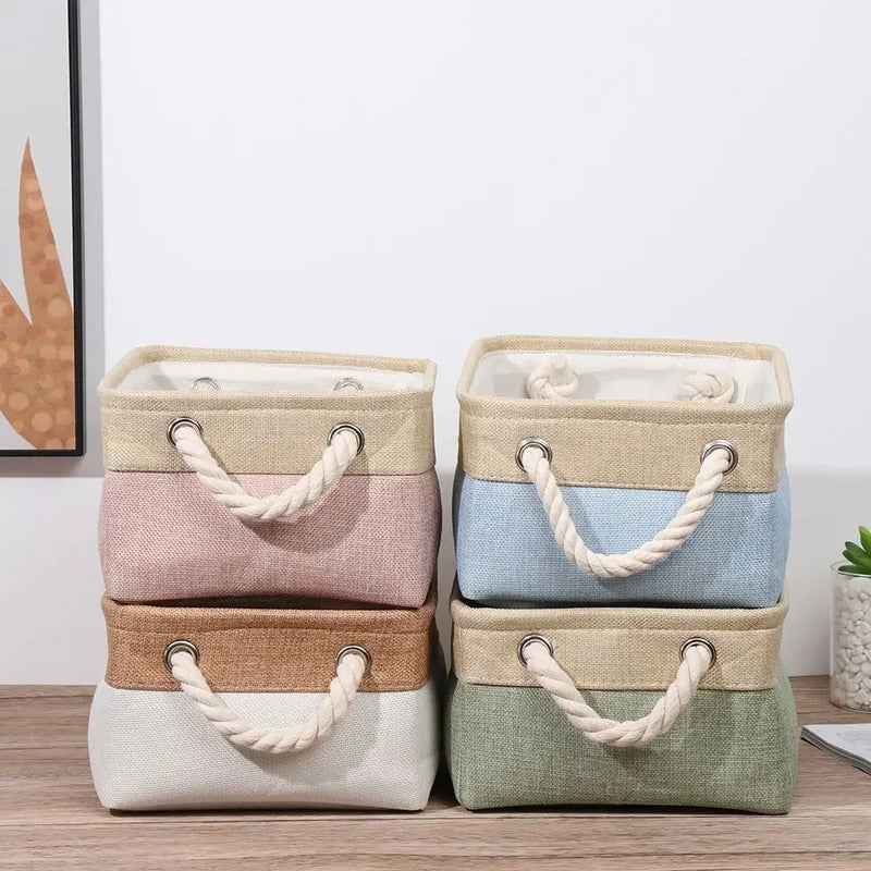 panier de rangement pliable pour linge et jouets