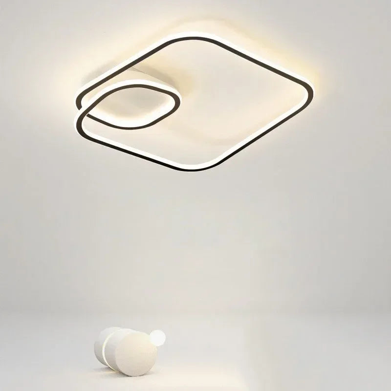 plafonnier led moderne pour décoration intérieure et ambiance chaleureuse