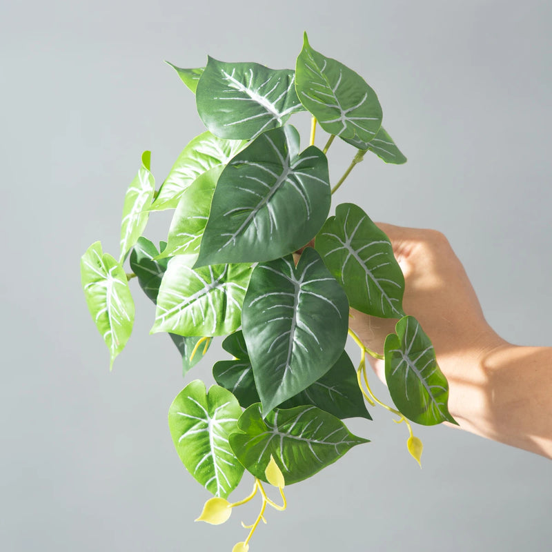 plantes artificielles monstera tropicales pour décoration intérieure et fêtes