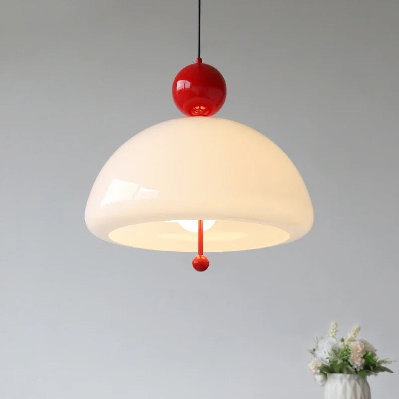 Medieval Retro Pendant Light Ceiling Hanging Lamp Glass Suspension for Living Dining Room Kitchen